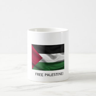 CANECA DE CAFÉ PALESTINA LIVRE COM BANDEIRA