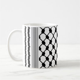 Caneca De Café Palestino Hatta Keffiyeh Kufiya Folk (2 Padrão)