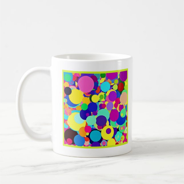 Caneca De Café Paleta Lively Abstrato (Esquerda)