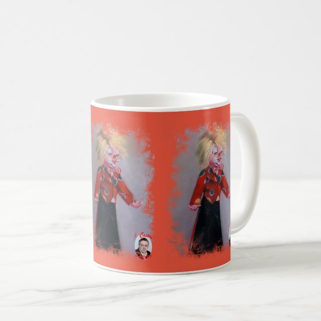 Caneca De Café Palhaço (Frente Esquerda)