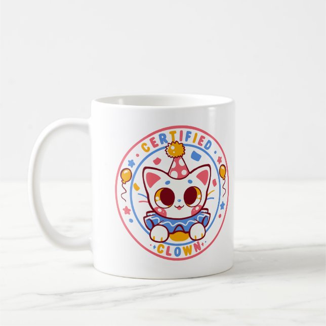 Caneca De Café Palhaço Certificado (Esquerda)