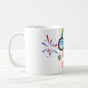 Caneca De Café Palhaço Colorido
