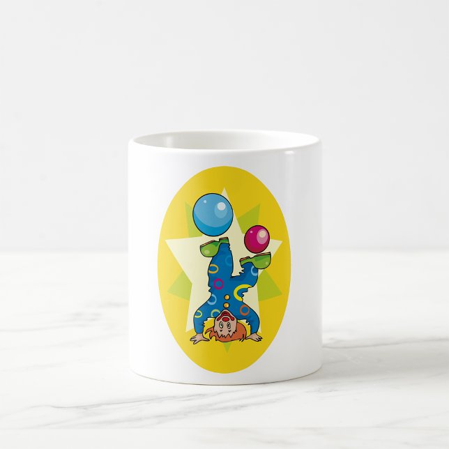 Caneca De Café Palhaço Na Cabeça (Criador carregado)