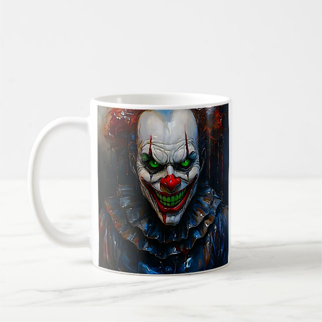 Caneca De Café Palhaço Sinistro (Esquerda)