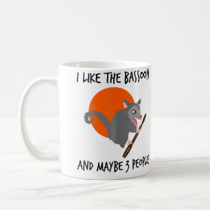 Caneca De Café Palheta de Fagote para Fagonista e Orquestra de Fa