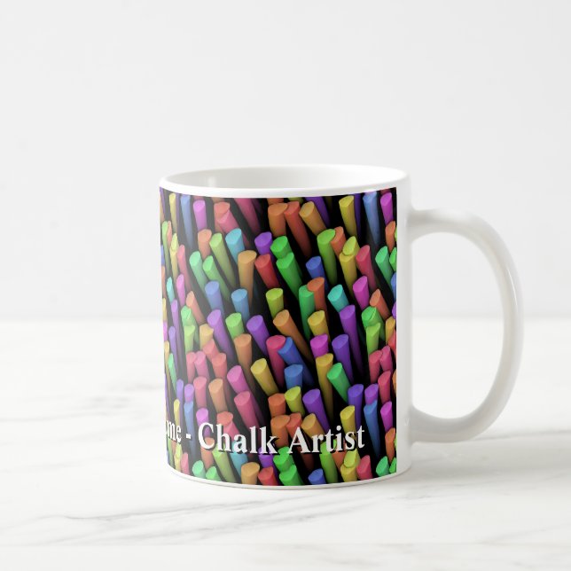 Caneca De Café Palhetas de giz 1 (Direita)