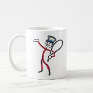 Caneca De Café Palito do Mestre de Cerimônias do Circo