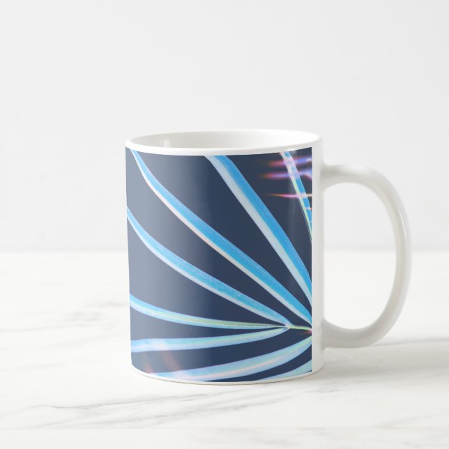 Caneca De Café Palm Tree deixa um esboço de minimalismo (Direita)