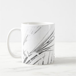 Caneca De Café Palm Tree deixa um esboço de minimalismo
