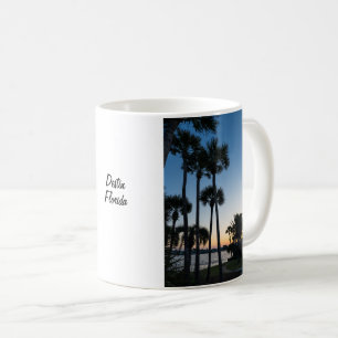 Caneca De Café Palm Tres Sunrise Destin Flórida Café Mug