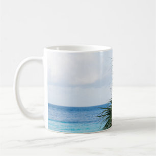 Caneca De Café Palmas de Paraíso Caribe #1 #tropical #ocean #wall