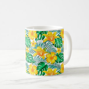 Caneca De Café Palmas tropicais