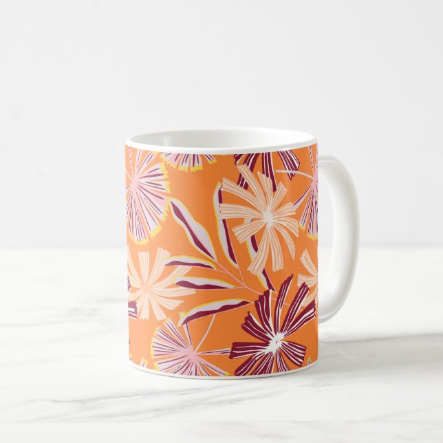 Caneca De Café Palmas tropicais (Frente Esquerda)