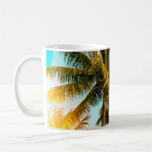 Caneca De Café Palmeira - imagens de estilo de efeito de vinheta