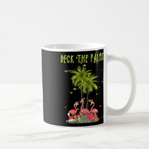 Caneca De Café Palmeira Palmeiras havaianas Luzes de Natal Palm F