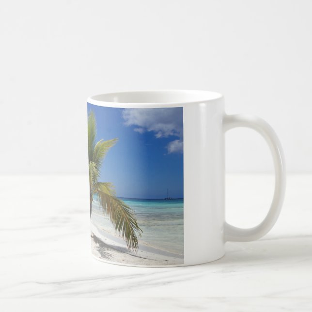 Caneca De Café palmeira tropical (Direita)