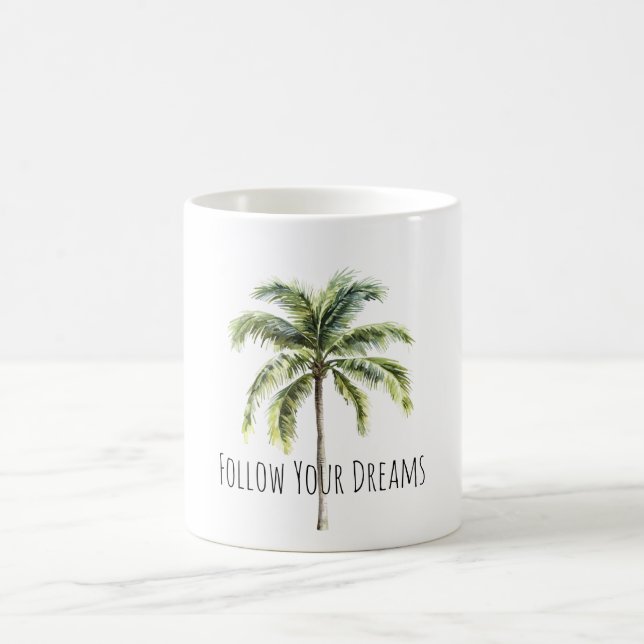 Caneca De Café Palmeira Tropical (Centro)