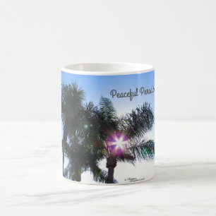 Caneca De Café Palmeiras de palmeiras pacíficas