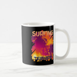 Caneca De Café Palmeiras Delaware Férias Praia Oceano