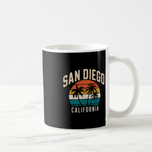 Caneca De Café Palmeiras do Pôr do Sol em San Diego Califórnia Vi