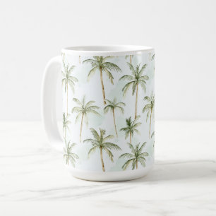 Caneca De Café Palmeiras Tropicais