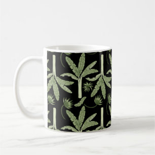 Caneca De Café Palmeiras tropicais, sem descontinuidades