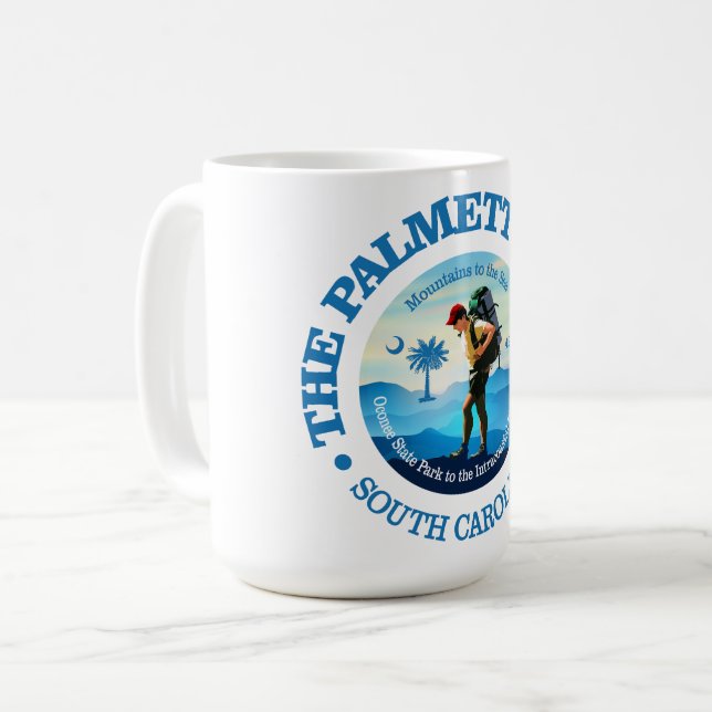 Caneca De Café Palmetto Trail (C) (Frente Esquerda)