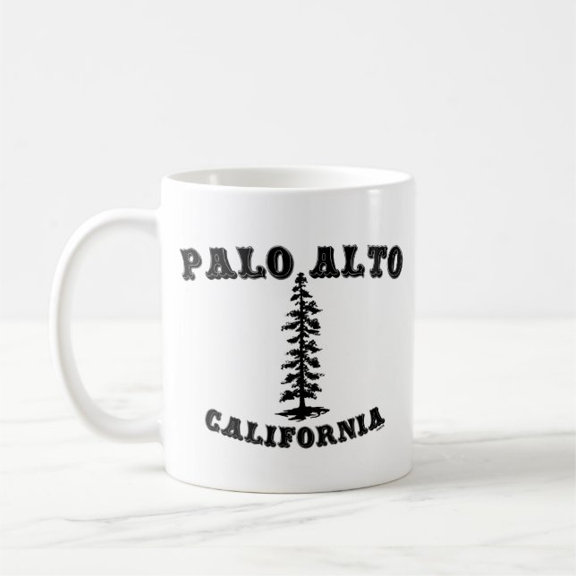 Caneca De Café Palo Alto California Coffee Mug (Esquerda)