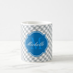 Caneca De Café Paloma Houndstooth Monograma
