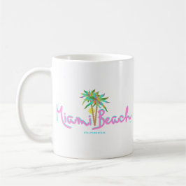 Caneca De Café Pam de Miami Beach