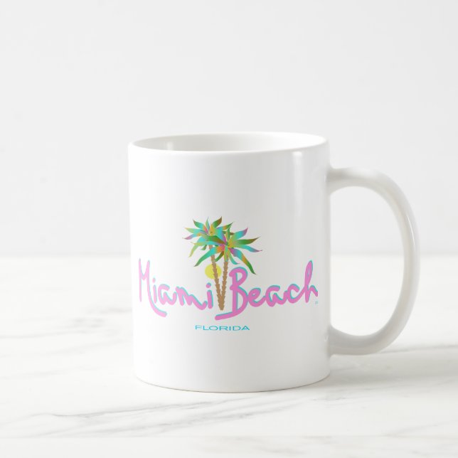 Caneca De Café Pam de Miami Beach (Direita)