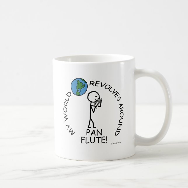 Caneca De Café Pan Flute - Mundo Revola-se (Direita)
