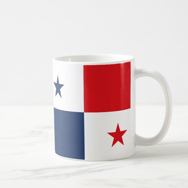 Caneca De Café Panamá Bandeira Cerâmica Café Mug (Direita)