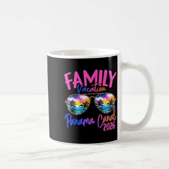 Caneca De Café Panama C Vacation 2026 Souvenir Matching Family Gr (Direita)