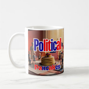 Caneca De Café Pancakes Políticos
