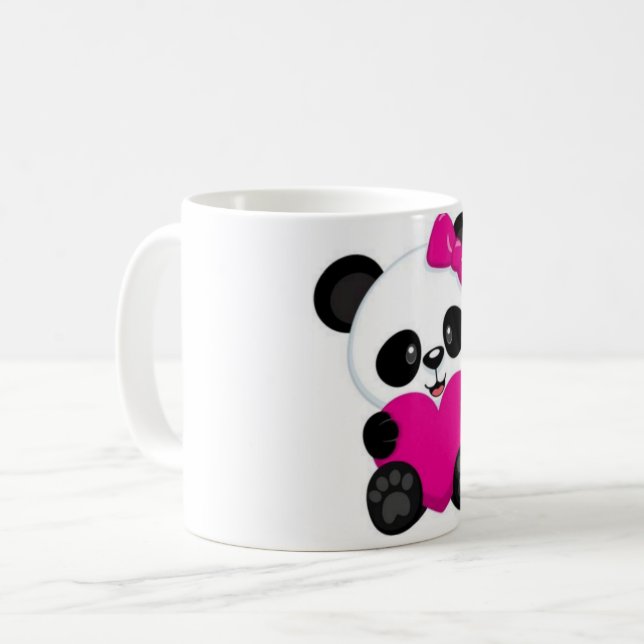 Caneca De Café Panda (Frente Esquerda)