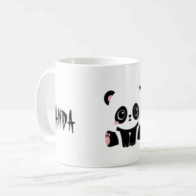 Caneca De Café Panda adora design nova Mug