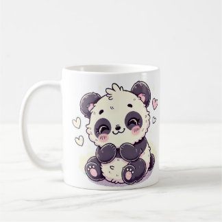Caneca De Café Panda Adorável com Serenidade Doce