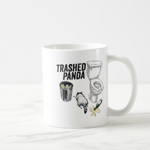 Caneca De Café Panda Arrasado, Guaxinim Bêbado Engraçado, Humor d