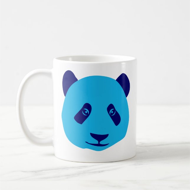 Caneca De Café Panda - Azul (Esquerda)
