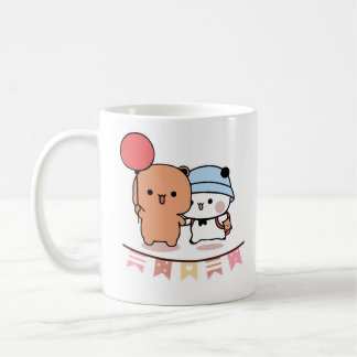 Caneca De Café PANDA BEAR, bubu e abraços dudu amam balão