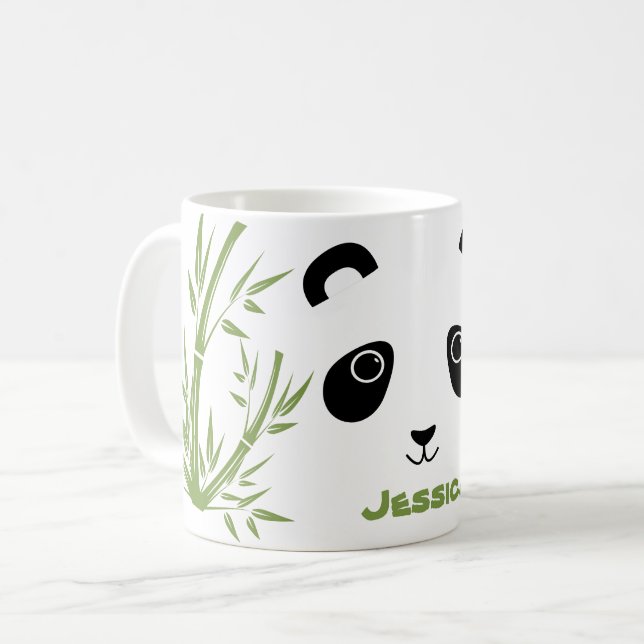 Caneca De Café Panda Bear Coffee Mug (Frente Esquerda)