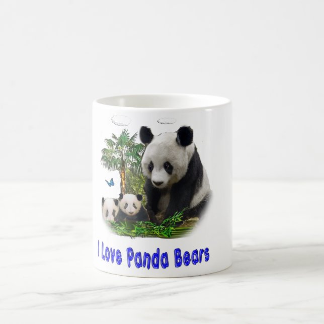 Caneca De Café Panda Bears (Centro)