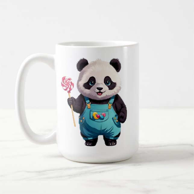 Caneca De Café Panda branca (Esquerda)
