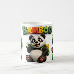 Caneca De Café Panda de Bambu