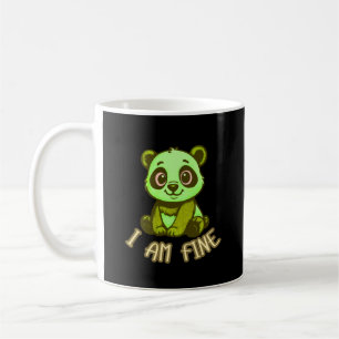 Caneca De Café Panda de Desenho Animado Divertido Café Humor Diár