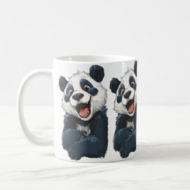 Caneca De Café Panda fofo (Esquerda)