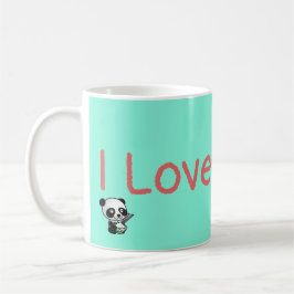 Caneca De Café Panda Love Mug