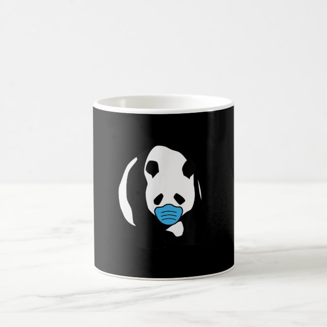 Caneca De Café Panda Lover | Máscara de Urso de Panda Bonita (Centro)