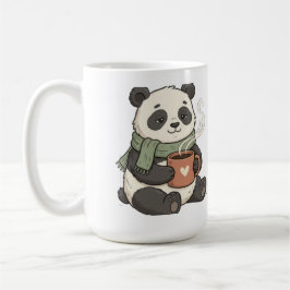 Caneca De Café Panda Mignon - Illustration Animal Café